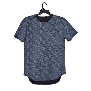 EPTM Men's Curve Hem Textured T-shirt